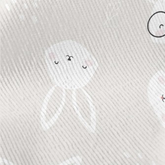 Excited Cute Rabbit Standard Corduroy