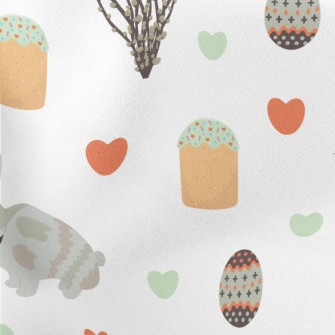 Classic Easter Elements Stretch Ponte