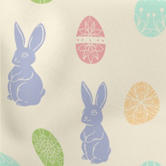 Exquisite Easter Eggs Stretch Ponte