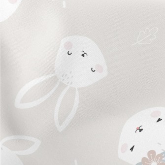 Excited Cute Rabbit Stretch Ponte