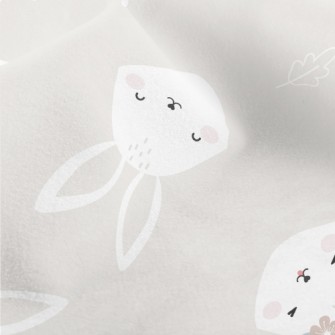 Excited Cute Rabbit Micro Fleece