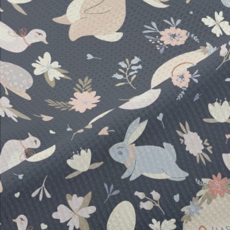 Elegant Easter Illustration Piqué