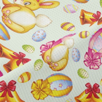 Watercolor Hand Painted Easter Piqué