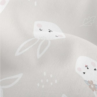 Excited Cute Rabbit Lightweight Performance Linen