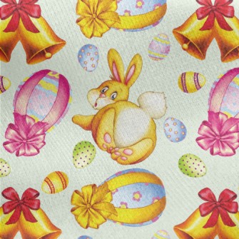 Watercolor Hand Painted Easter Jersey Backed Fleece
