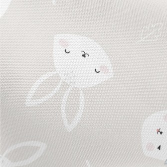 Excited Cute Rabbit Pongee