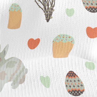 Classic Easter Elements Stretch Jersey