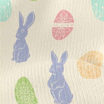 Exquisite Easter Eggs Stretch Jersey
