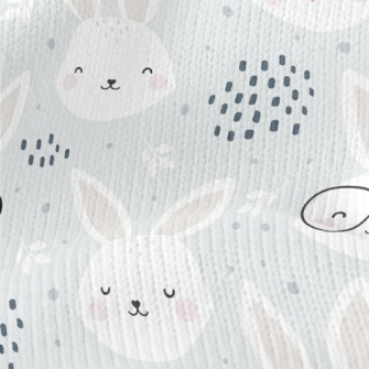 Lively And Cute Rabbit Stretch Jersey