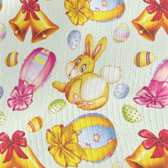Watercolor Hand Painted Easter Stretch Jersey