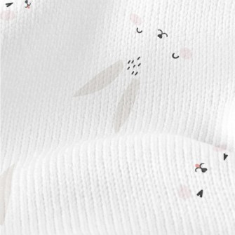 Cute Expression Rabbit Stretch Jersey