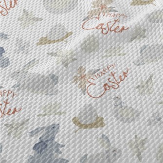 Exquisite Easter Illustrations Birdseye Piqué