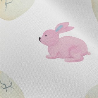 Hand Drawn Watercolor Rabbit Chiffon