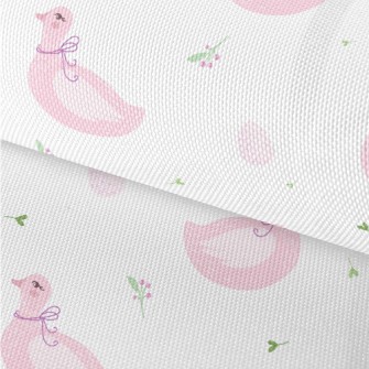 Elegant Pink Swan Waterproof Oxford