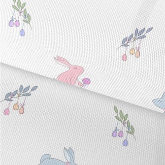 Easter Bunny And Colorful Eggs Waterproof Oxford