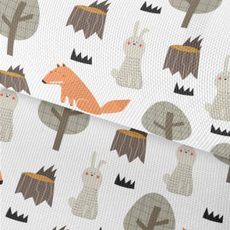 Forest Fox And Hare Waterproof Oxford