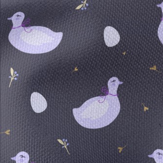 Elegant Purple Swan Waterproof Canvas