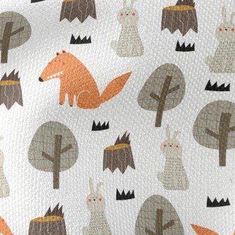 Forest Fox And Hare Waterproof Canvas