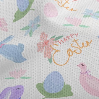 Easter Celebration Illustratio Athletic Mesh Flat Back