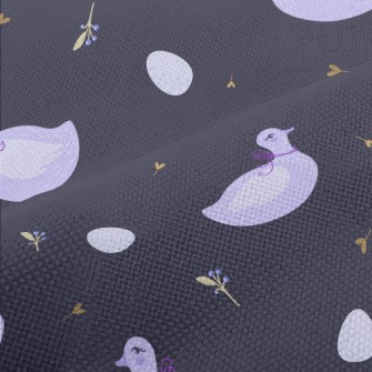 Elegant Purple Swan Performance Linen