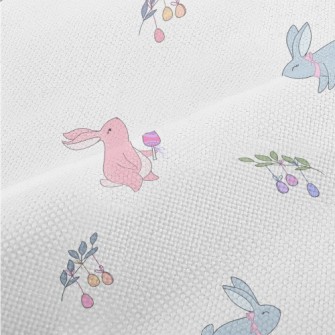 Easter Bunny And Colorful Eggs Performance Linen
