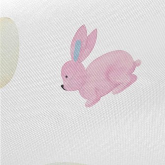 Hand Drawn Watercolor Rabbit Twill