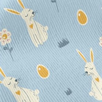 Elegant Bunny And Easter Eggs Standard Corduroy