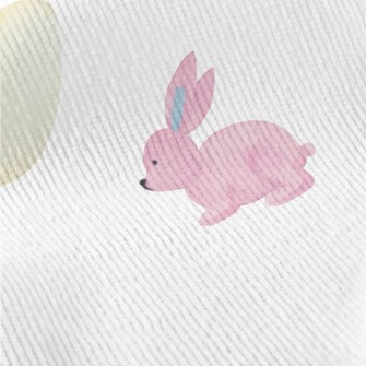 Hand Drawn Watercolor Rabbit Standard Corduroy