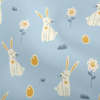 Elegant Bunny And Easter Eggs Dobby