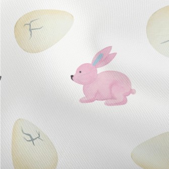 Hand Drawn Watercolor Rabbit Dobby