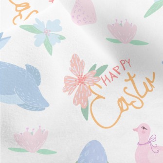 Easter Celebration Illustratio Micro Fleece