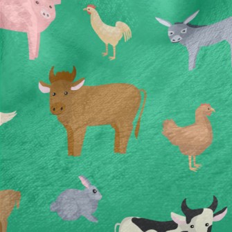 Cartoon Domestic Animals Doodl Minky