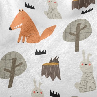 Forest Fox And Hare Minky