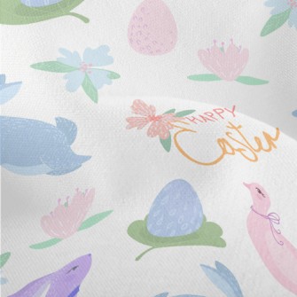 Easter Celebration Illustratio Lightweight Performance Linen
