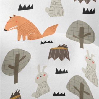 Forest Fox And Hare Lightweight Performance Linen