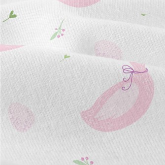 Elegant Pink Swan Modern Jersey