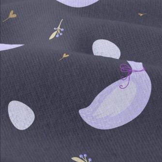 Elegant Purple Swan Modern Jersey