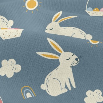 Hand Drawn Festive Rabbit Modern Jersey