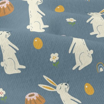 Festive Bunny With Cake Modern Jersey