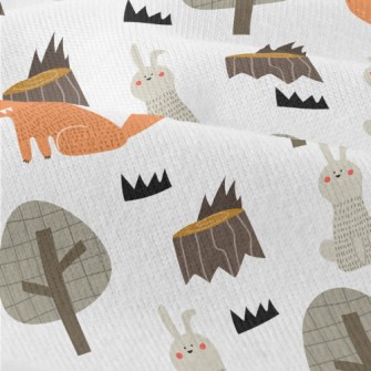 Forest Fox And Hare Modern Jersey