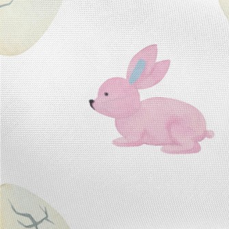 Hand Drawn Watercolor Rabbit Pongee