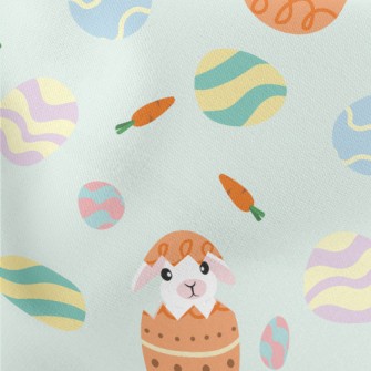 Bunny Surprise Egg Lightweight Cotton Poplin