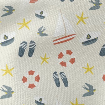 Navy Cap Sailboat Waterproof Canvas