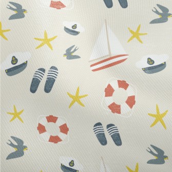 Navy Cap Sailboat Dobby