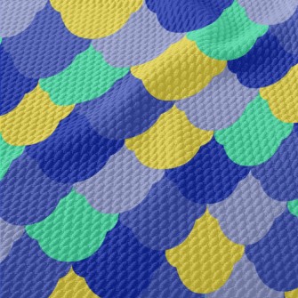 Geometrically Arranged Scales Birdseye Piqué