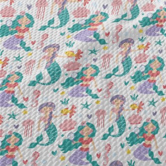 Love Beautiful Mermaid Birdseye Piqué