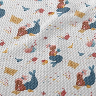 Adventurous Mermaid Birdseye Piqué