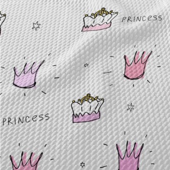 Princess Shining Crown Birdseye Piqué