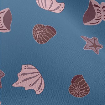 Pink Shell Snails Chiffon