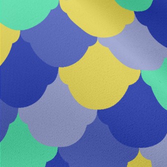 Geometrically Arranged Scales Chiffon